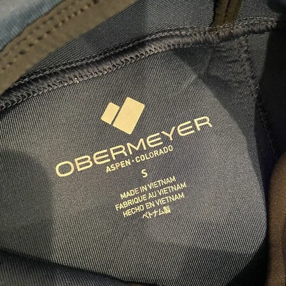 Obermeyer Women’s Lila Fleece Pullover Hooded Pockets Blue Size S EUC - Picture 10 of 12